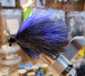 Marabou jigs (worm head)Black/Purple(1/4oz)